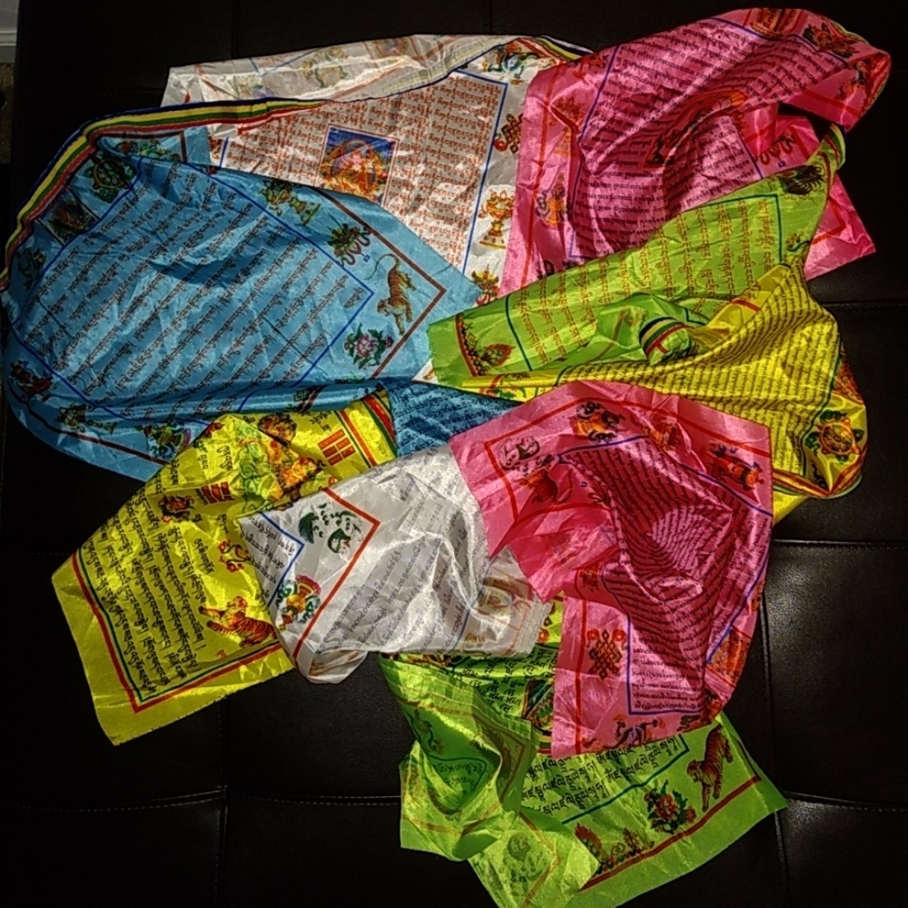 Tibetan prayer flags